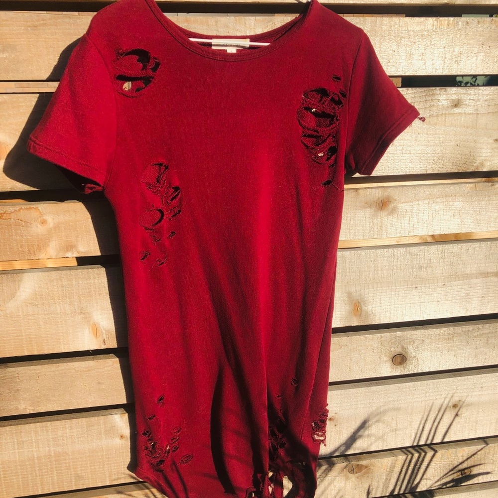 Destroyed casual Active USA dress